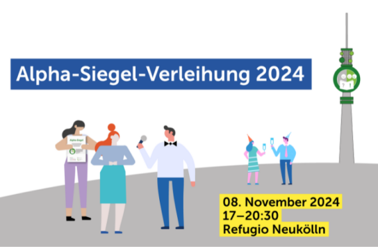 Einladung zur Alpha-Siegel-Verleihung 2024