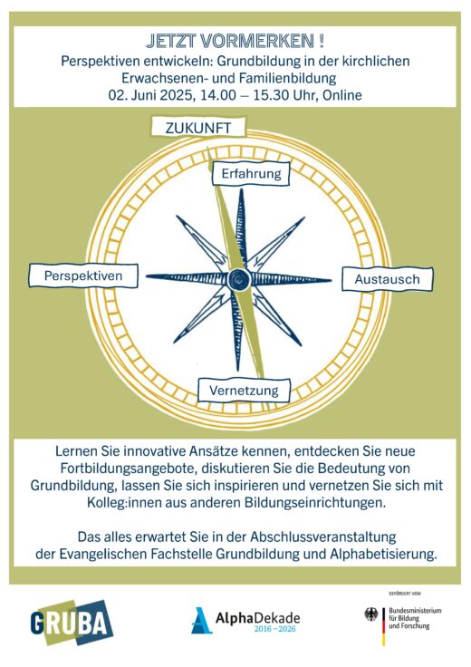 Abschlussveranstaltung der Evangelischen Fachstelle Grundbildung und Alphabetisierung