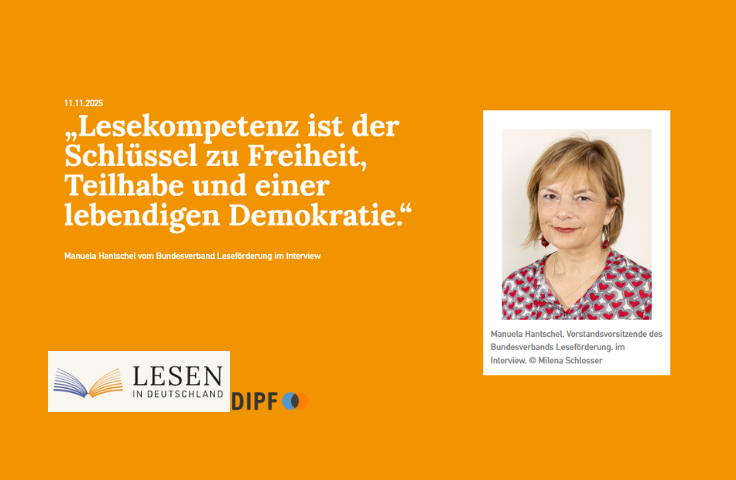 Manuela Hantschel vom Bundesverband Leseförderung im Interview