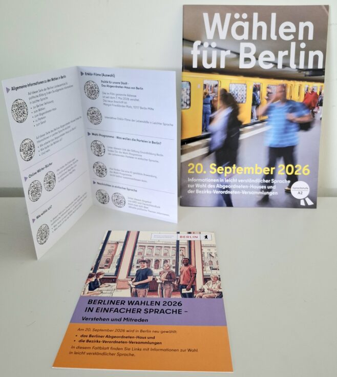 Berlin-Wahl 2026: Verständliche Informationen und Wahlhilfen