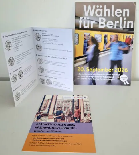 Berlin-Wahl 2026: Verständliche Informationen und Wahlhilfen