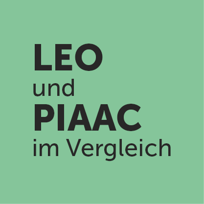 LEO und PIAAC: Welche Zahlen sich für die Grundbildung verwenden lassen